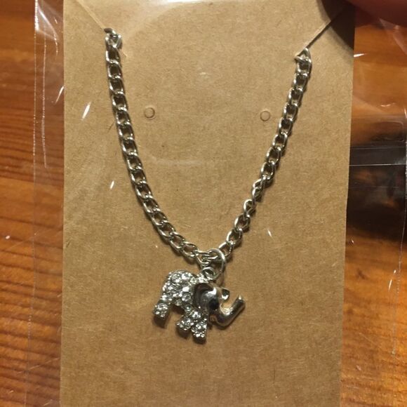 Elephant Anklet | Ankle Bracelet | Silver-tone - Picture 6 of 8